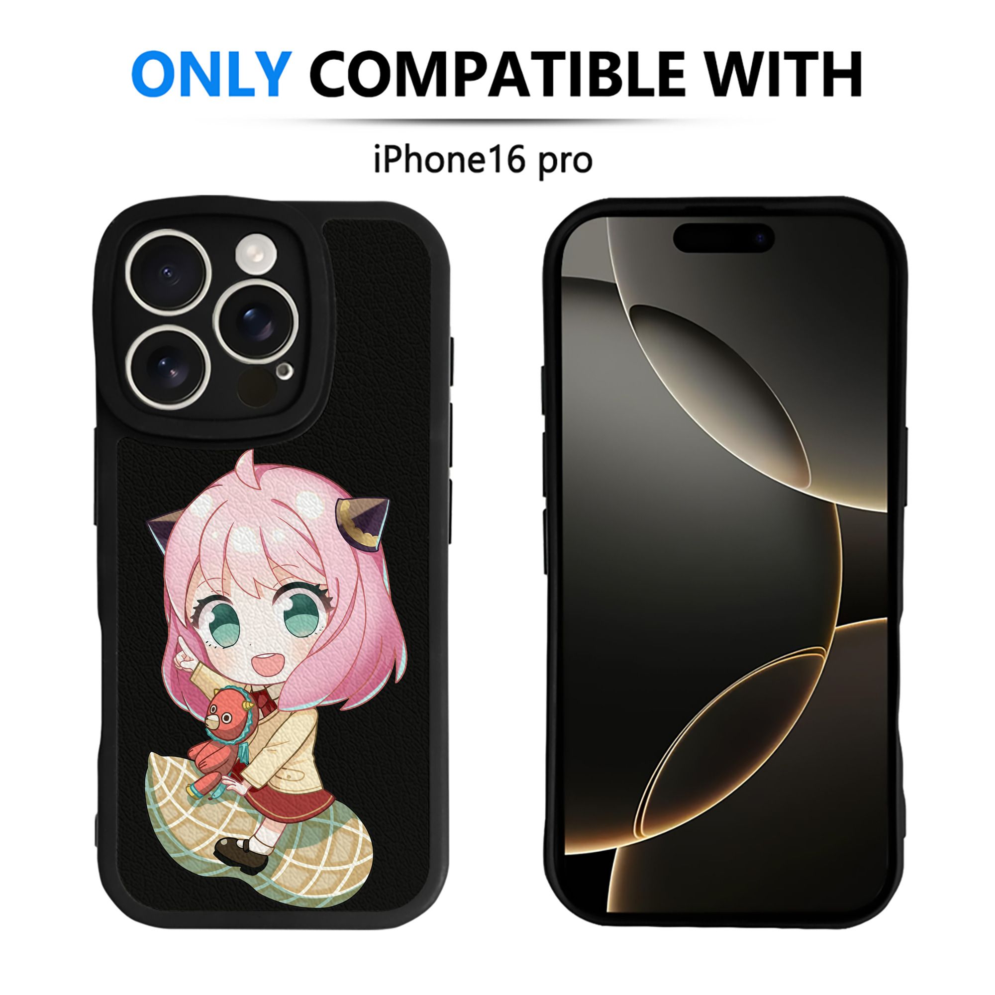 （画像用） SPY×FAMILY间谍家家酒 【iPhone 16シリーズ対応】シリコンスマホケース（レザー調） 材質：シリコン